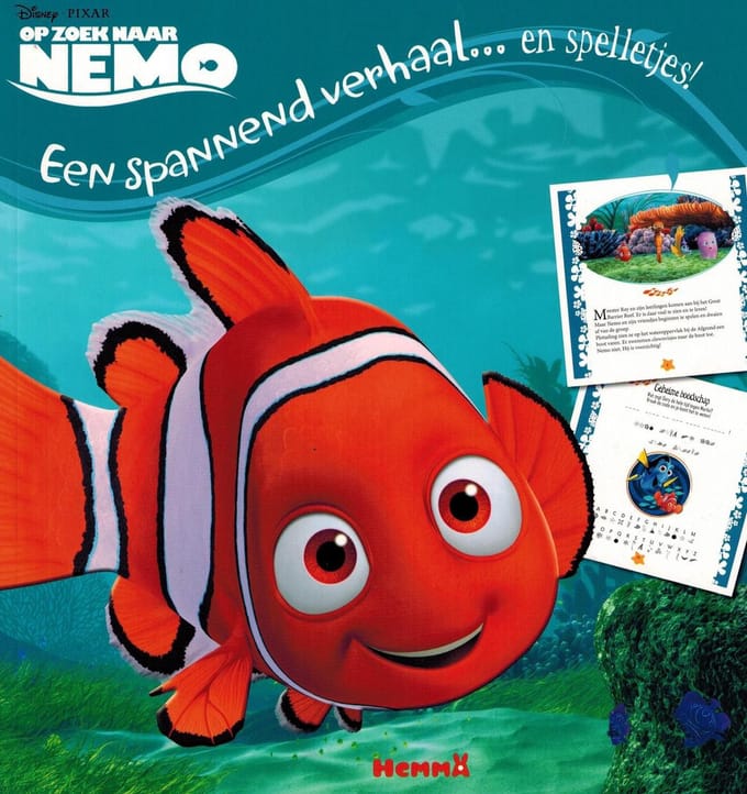EEN SPANNEND VERHAAL... EN SPELLETJES - DISNEY PIXAR - OP ZOEK NAAR NEMO