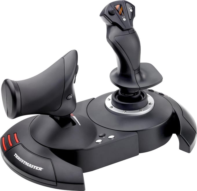 Thrustmaster T.Flight HOTAS X joystick en throttle met dubbel roersysteem drukknoppen en programmeer