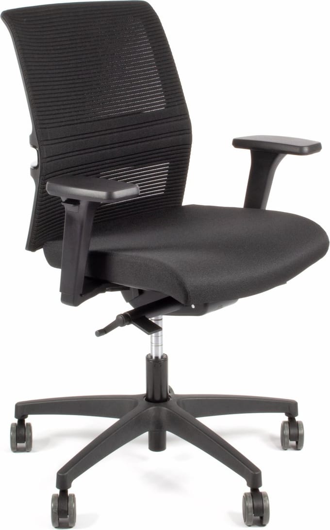Linea Omnia 02 - Bureaustoel - Ergonomisch EN1335 - Multi verstelbaar- Zwart