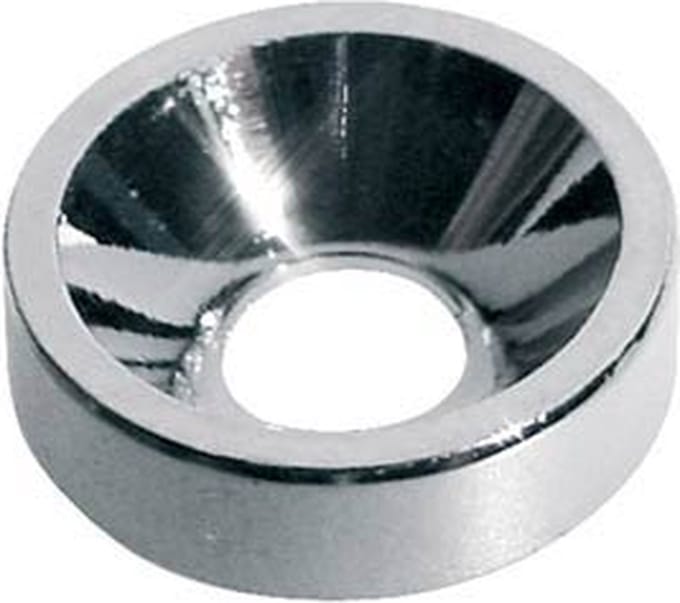 Boston W-750-C Chromen Halsmontage Ferrules - Set van 4 (14,0 mm)