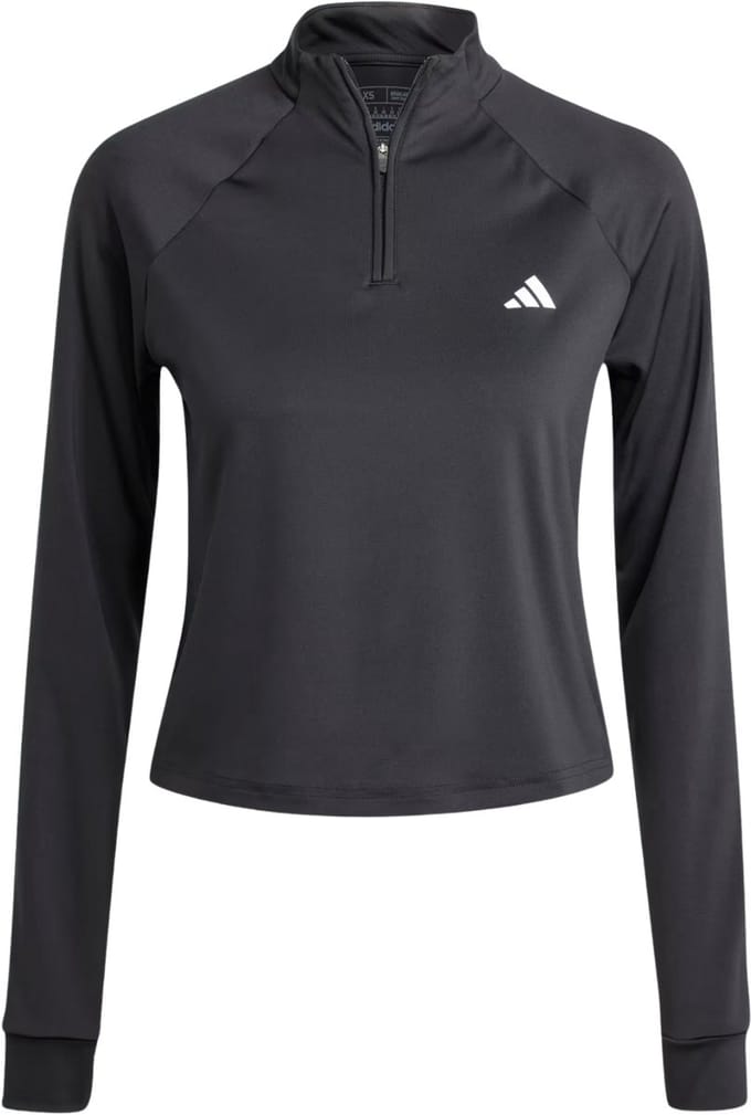 Trainingsshirt 1/4 rits voor dames adidas Essentials Minimal Branding