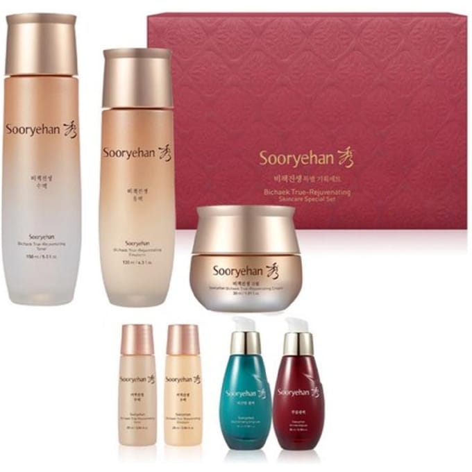 SOORYEHAN Bichaek Ginseng Ensemble Spécial de Soins de la Peau de Base 5 Pièces beige
