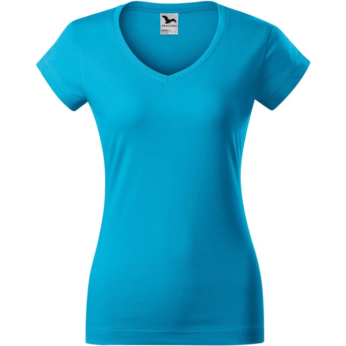 Dames-T-shirt met V-hals Malfini 162