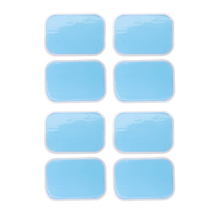 50 stuks Abs Stimulator Training Gel Sheet Pads Vervangende Accessoire voor Buikspiertrainer white