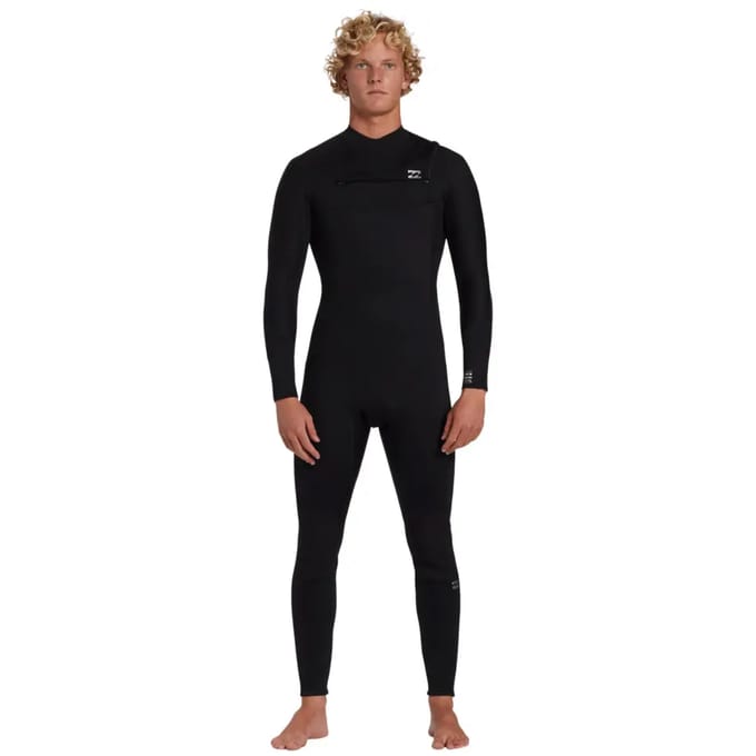 Eendelige combinatie Billabong Foil 4/3 Less-Zip