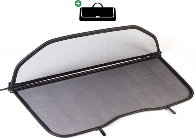 Windscherm Volvo C70 II | 2006-2013 | incl. luxe opbergtas | Zwart