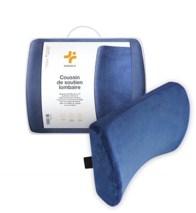 Ergonomisch Lumbaal Steunkussen – Geheugenschuim Kussen voor Ondersteuning en Comfort