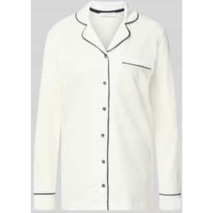 regular fit pyjamabovendeel met borstzak