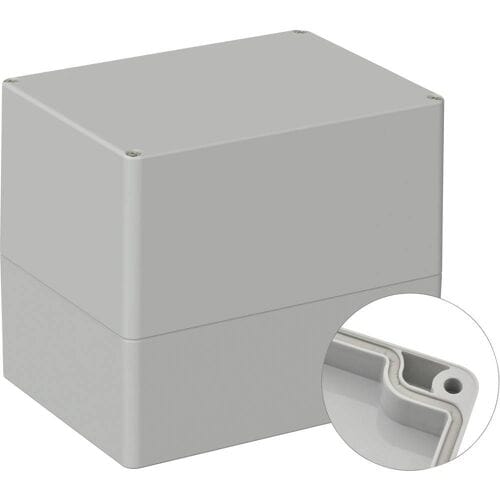 TRU COMPONENTS TC-9065712 Industriële behuizing 160 x 120 x 140 ABS Grijs-wit (RAL 7035) 1 stuk(s)