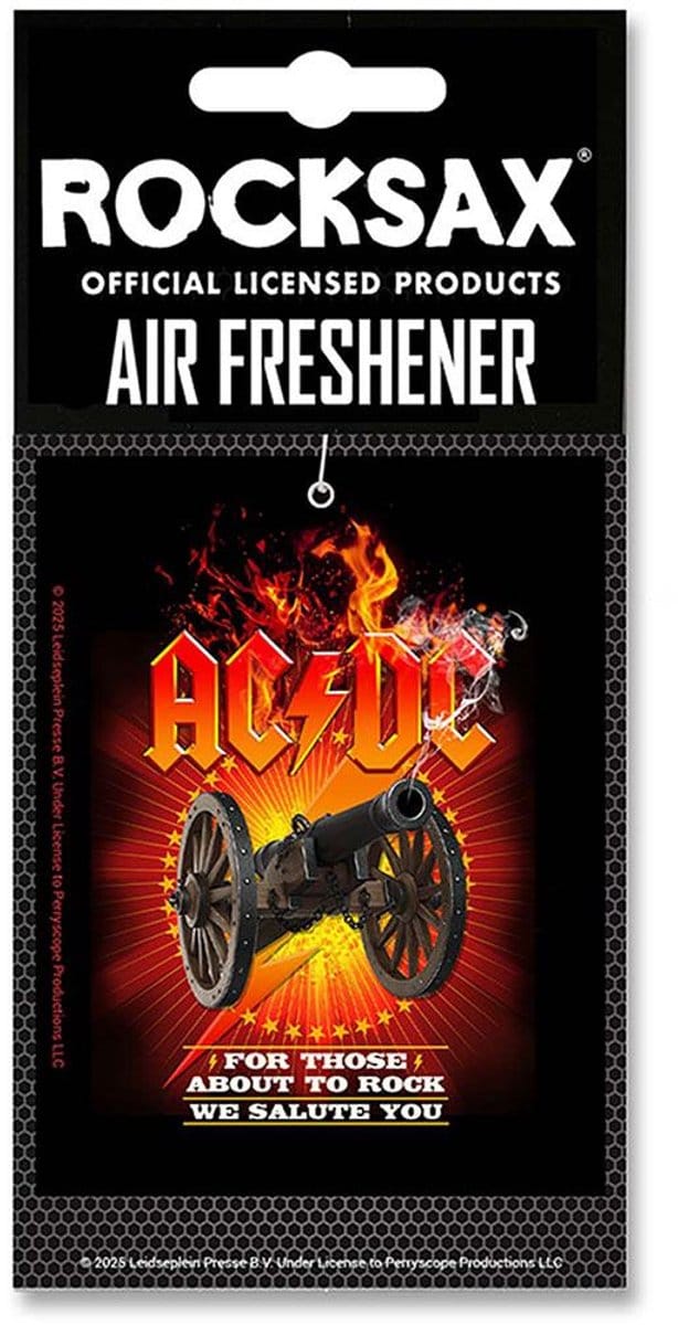 Rocksax AC/DC - For Those Luchtverfrisser - Zwart