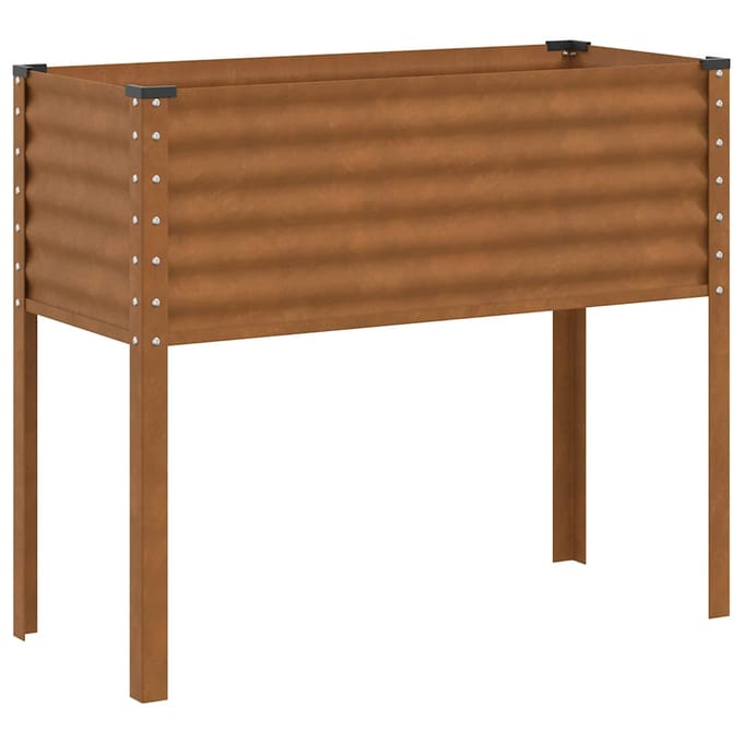 vidaXL - Plantenbak - 100x45x90 - cm - weerbestendig - staal