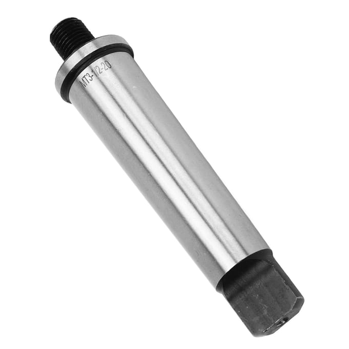 Boorkopdoorn 3MT Schacht naar 12in?20 Draads Hardgemaakte Morse Taper MT3 Adapter