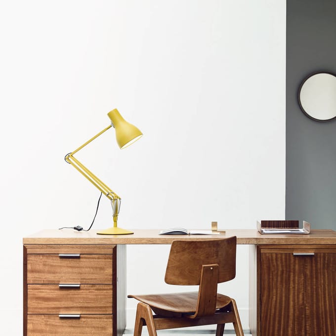 Anglepoise Type 75 Tafellamp Anglepoise + Margaret Howell Okergeel