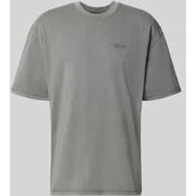 oversized fit T-shirt met gestikt logo