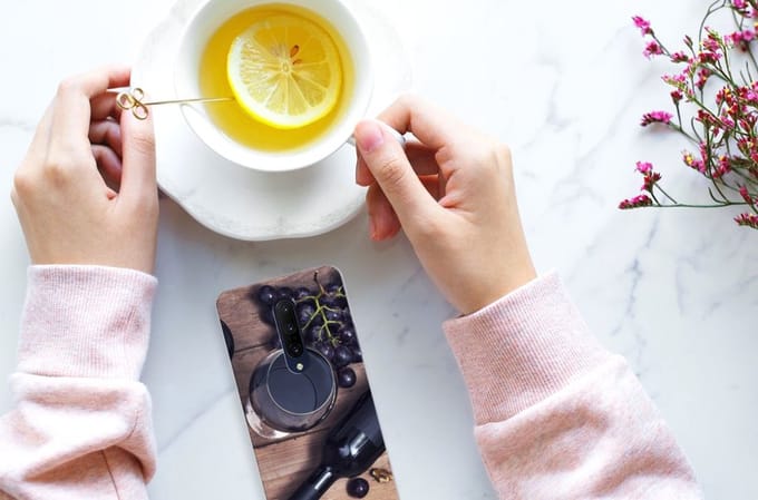 OnePlus 7 Pro Siliconen Case Wijn