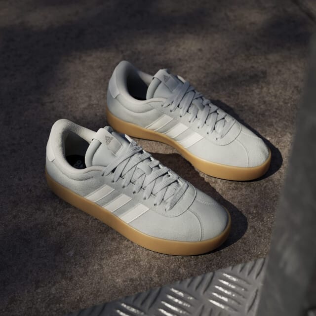 Sneakers van leermix met logopatch, model 'VL COURT 3.0'