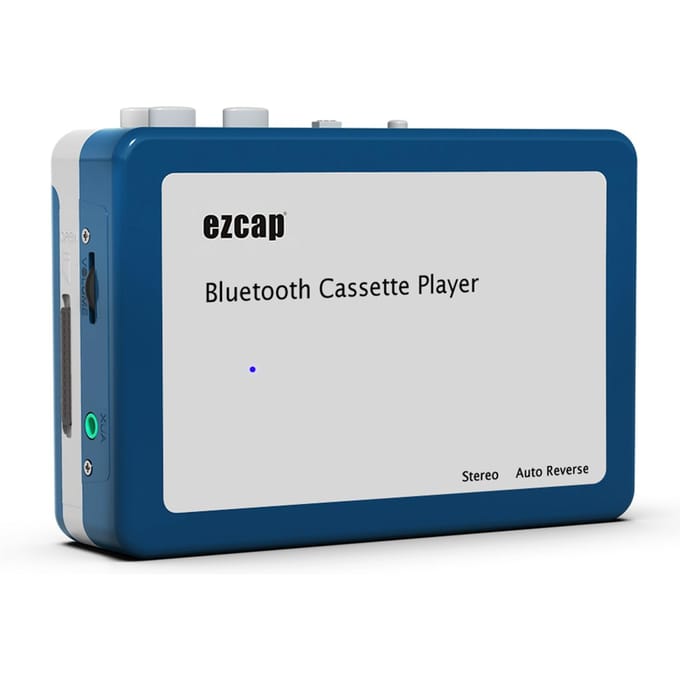 BT-cassettespeler Walkman-cassettespeler Draagbare retro-luidspreker Draadloze BT-verbinding blauw