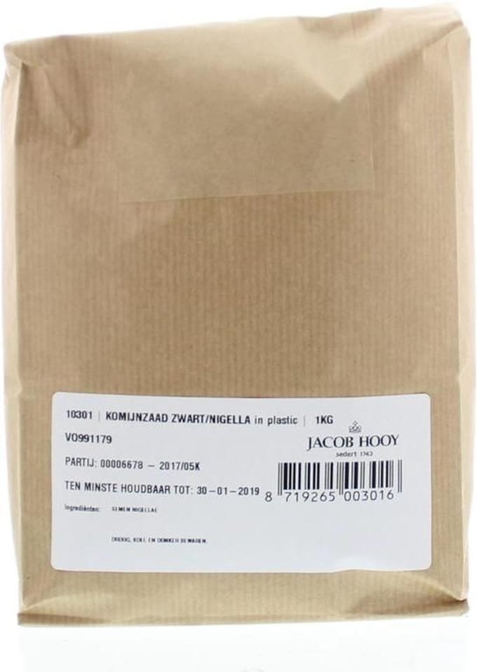 Jacob Hooy Komijnzaad Zwart 1000gr