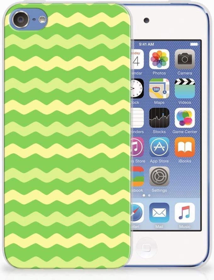 Apple iPod Touch 5 | 6 TPU bumper Waves Green