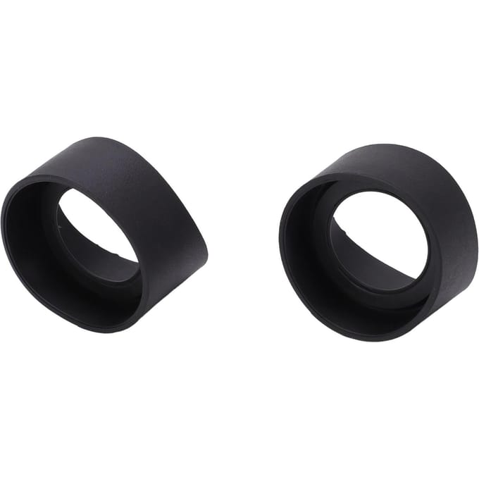 2 stuks Microscopen Rubber Oogschelpen Professionele Opvouwbare Oculair Oogschelpen voor Bescherming van de Ogen black