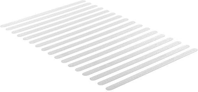 Antislipstrips voor Trappen - 17 Stuks - Transparant en Zelfklevend - Veiligheid en Grip