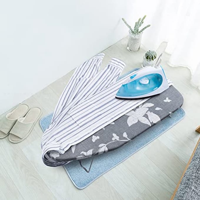 Gewatteerde Strijkplank Cover 12,5" x 32" – Katoen, Warmte Reflecterend, Scorch Resistent