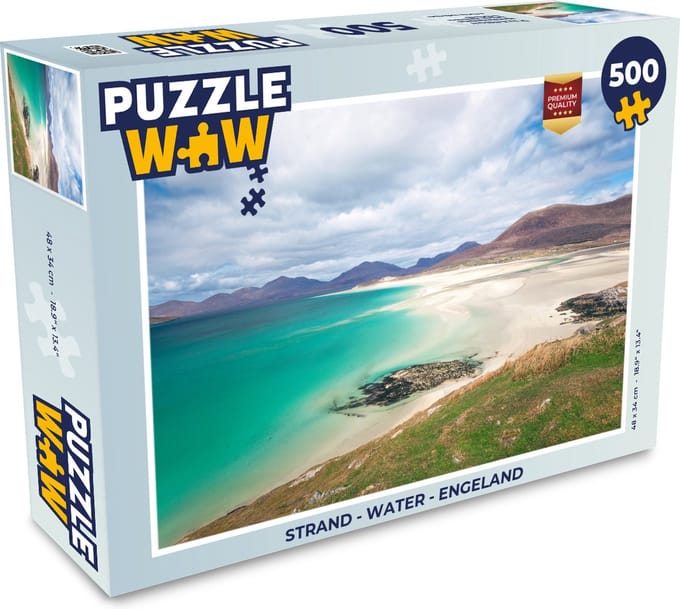 Puzzel Strand - Water - Engeland - Legpuzzel - Puzzel 500 stukjes