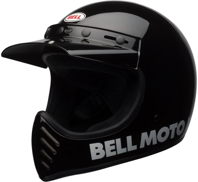 Bell Moto-3 Classic Solid Gloss Zwart Integraalhelm - Helm