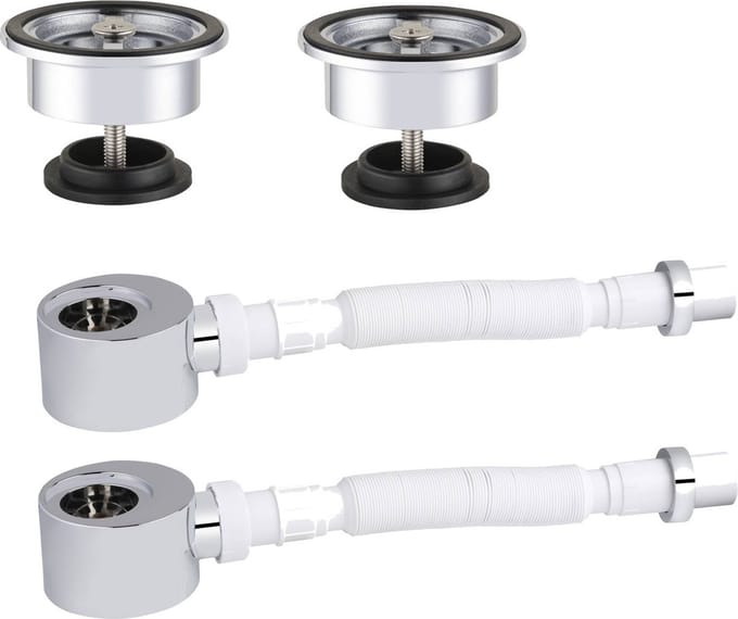 Ben MSN set van 2 meubelsifons plat 5/4 inch voor badmeubels met waskom