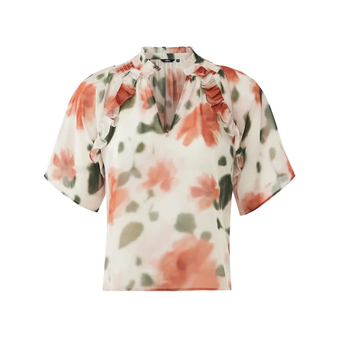 Damesbloes met bloemen Mexx