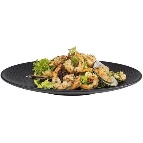 GGM Gastro (6 Stück) Teller - NERO - Melamin - Ø 330mm