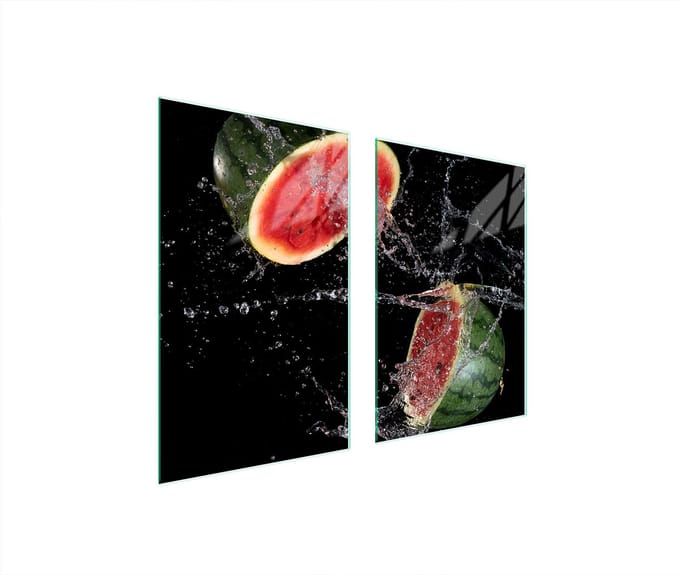 TMK ArtDeko - Snijplank - 65x52 cm - Glas - Arbuzenprint