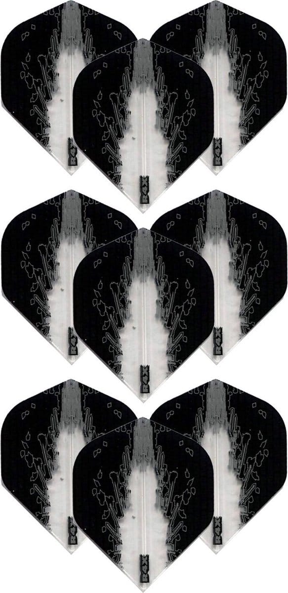 Darts Set - High Impact – 3 sets (9 stuks) – darts flights – Best Getest - Clear/Doorzichtig
