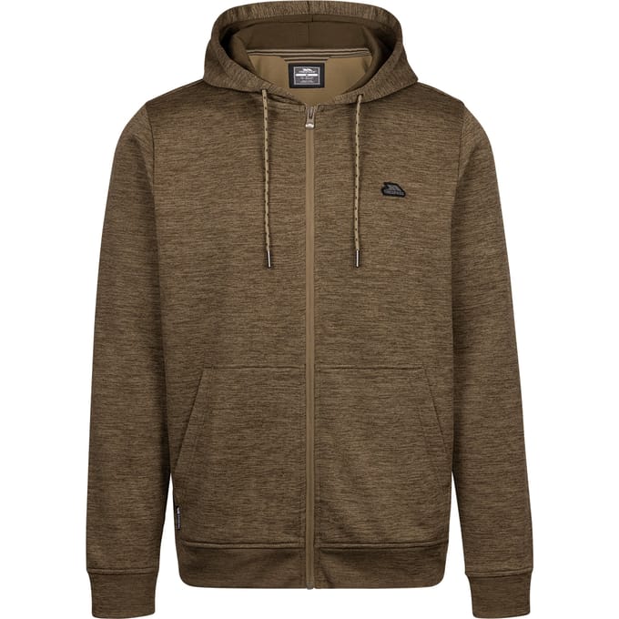 Trespass Heren Fewston Full Zip Hoodie (Moeras-Marl)