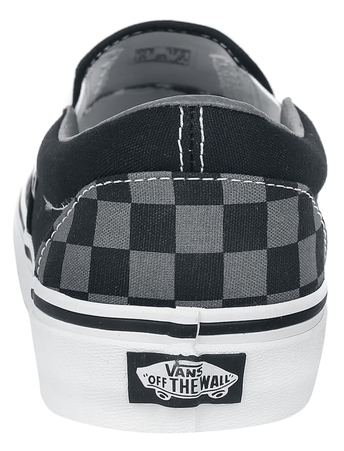 Vans Sneakers - Classic Slip-On Checkerboard - EU42 tot EU44 - voor Mannen - zwart-grijs
