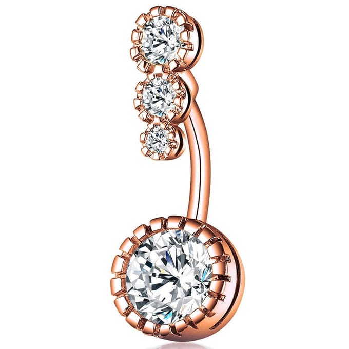 Navel Piercing - Rose Goud
