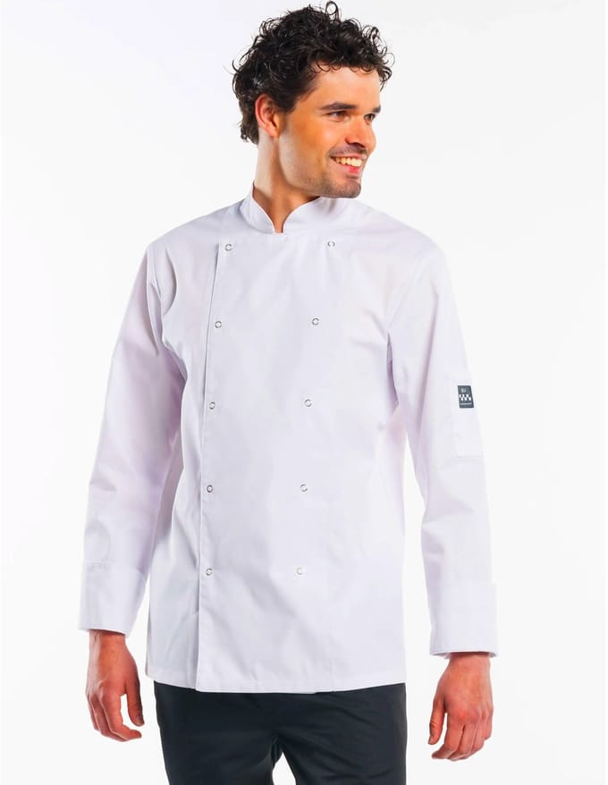 Chaud Devant Chef Jacket Hilton Poco White