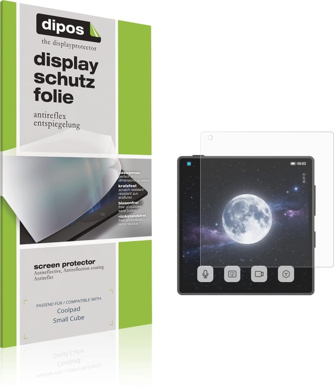 dipos – 4x Matte Beschermfolie geschikt voor Coolpad Small Cube | Krasbestendige & antireflecterende Screenprotector Ultra-Thin