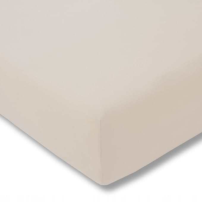 Jersey Hoeslaken 120x200 cm - Beige - 200 G/M²