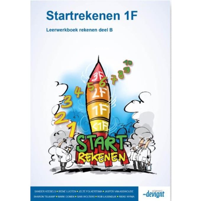 Startekenen 1f / Deel B Rekenen / Leerwerkboek - Sander Heebels