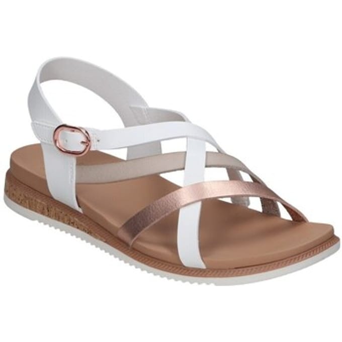 Skechers DESERT KISS LOW - PEAK RANK Dames Sandalen - Wit