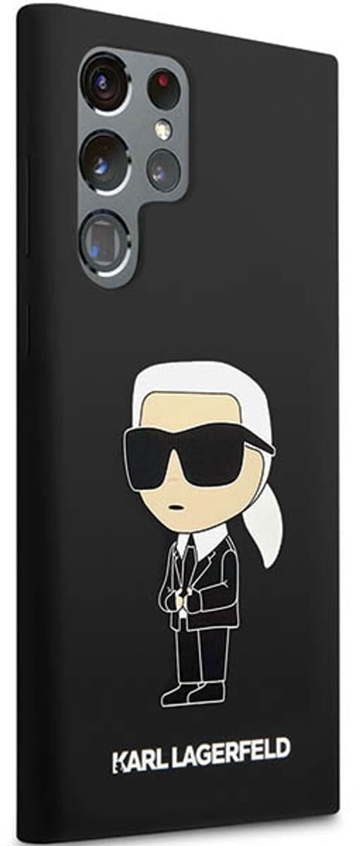 Karl Lagerfeld Silicone Ikonik case for Samsung Galaxy S24 Ultra - black