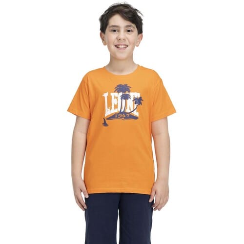 T-shirt Korte Mouw Leone 1947 Boy + Bermuda Beach