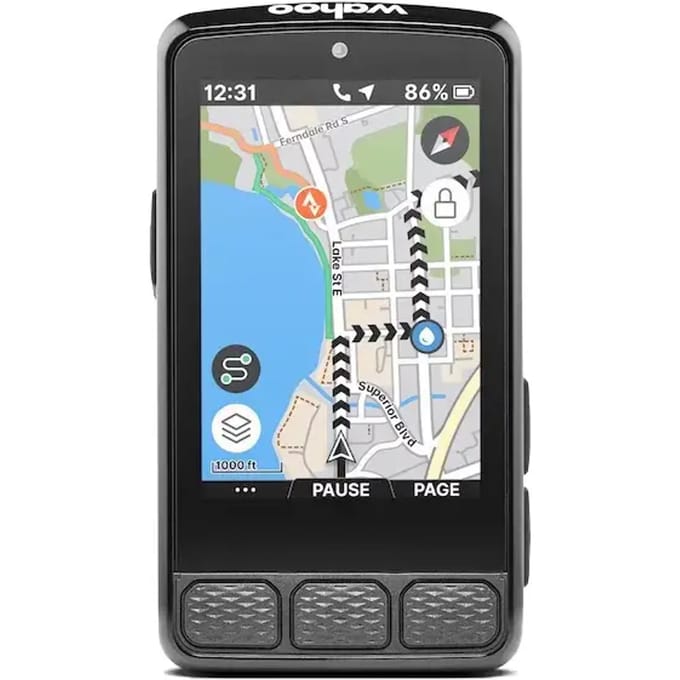 Wahoo Elemnt Roam 3 Fietscomputer Transparant