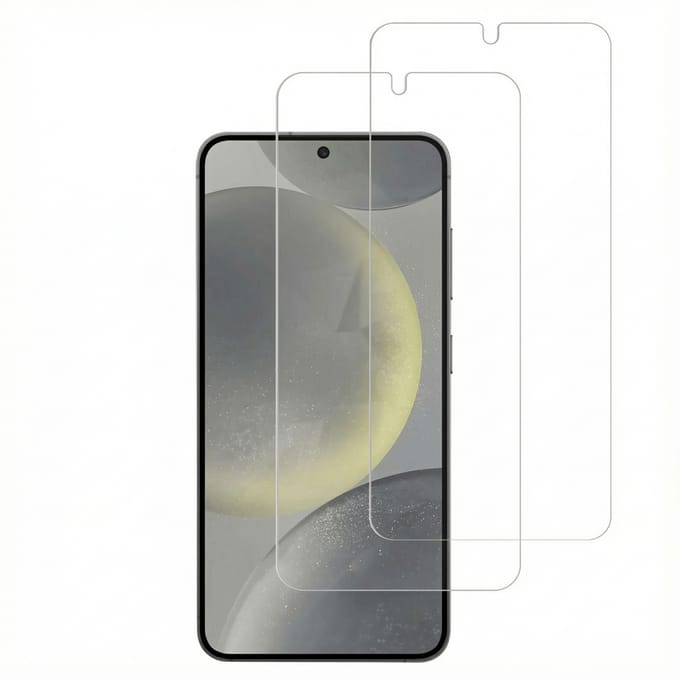 Accezz Screen Protector - Geschikt voor Samsung Galaxy S24 / S25 - 2 Pack Glass Screenprotector