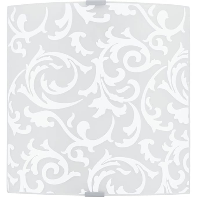 EGLO Grafik Wand/Plafondlamp - LED - 280X290mm. - Wit Met Decor