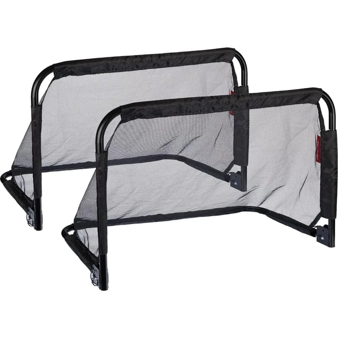 Avento Inklapbare Voetbaldoelen Staal - 2 Stuks - 90x60x60 cm - Zwart