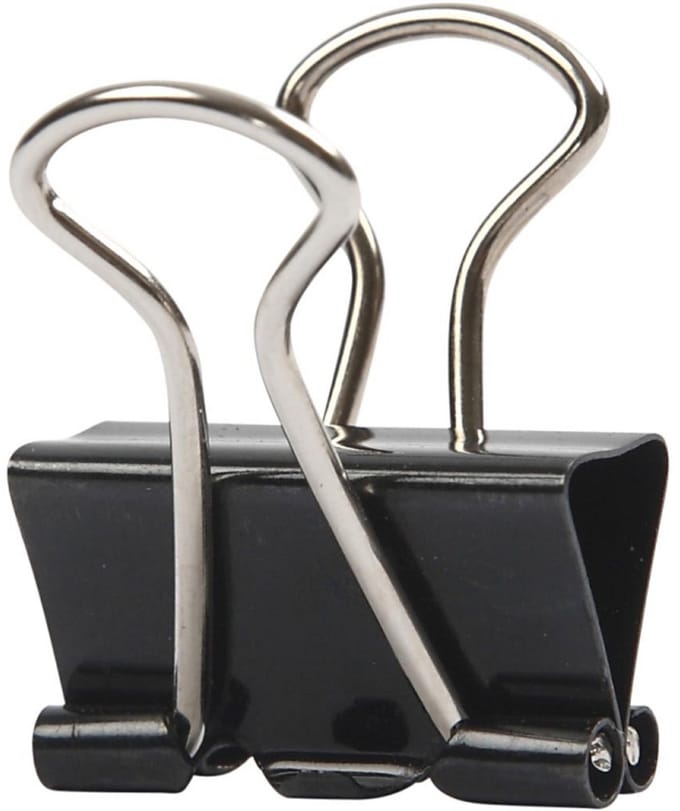 Creativ Company Foldback Clips 19mm Zwart 40 stuks