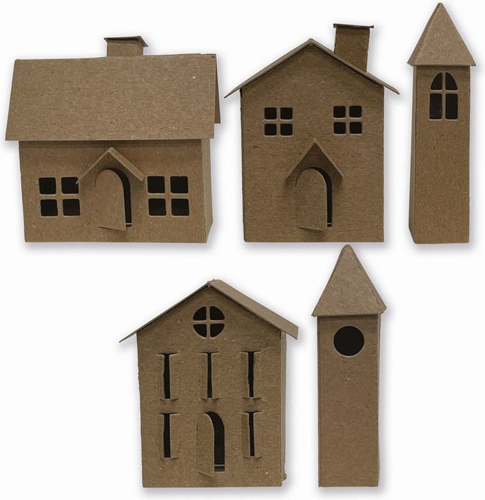 Sizzix Thinlits ponssjabloon "Paper Village #2 by Tim Holtz"