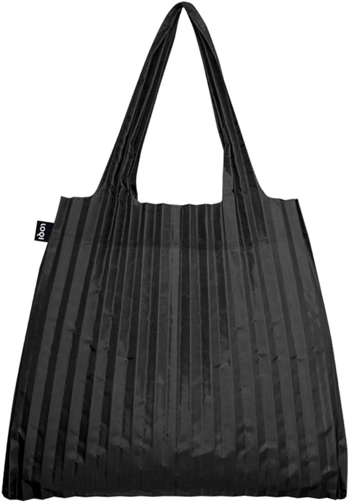 LOQI Bag Large - Pleated Black gerecycled
